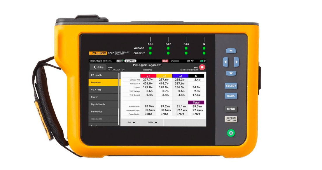Fluke 1770 Series Three- Phase Power Quality Analyzers